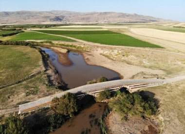 Located in Van, Turkey, the Bendi Mahi Bridge was built in the 13th century.