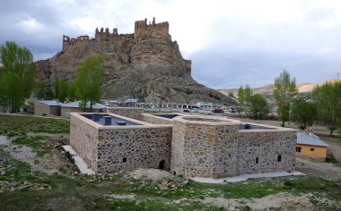 Evliya Bey Madrasa and Suleyman Bey Cupola in Van, Turkey were built in the 17th century.