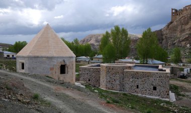 Evliya Bey Madrasa and Suleyman Bey Cupola in Van, Turkey were built in the 17th century.