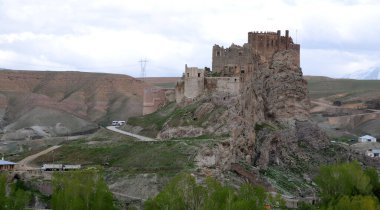 Hosap Castle, located in Van, Turkey, was built during the Middle Ages.