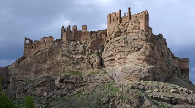 Hosap Castle, located in Van, Turkey, was built during the Middle Ages.