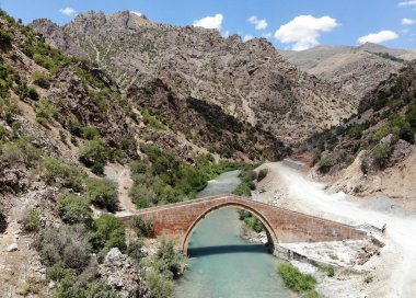 Zeril Bridge in Van, Turkey was built in the 17th century.