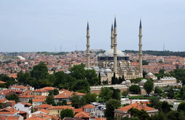 Türkiye Nin Edirne Kentindeki Selimiye Camii Yüzyılda Inşa Edilmiştir Ülkedeki — Stok fotoğraf