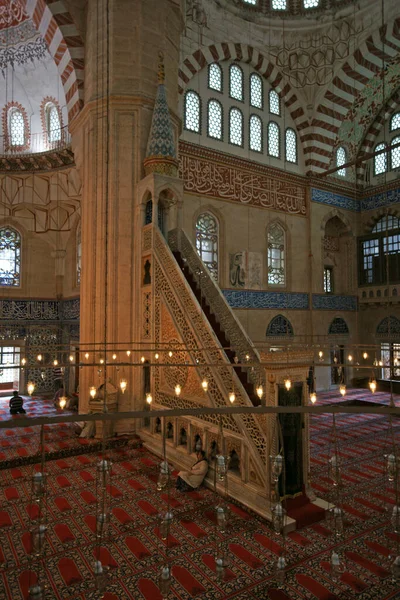 Selimiye Moskén Som Ligger Edirne Turkiet Byggdes Talet Det Viktigaste — Stockfoto