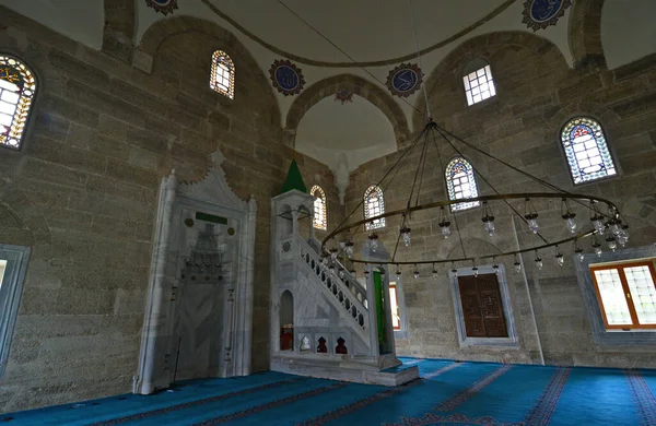Die Türkischen Havsa Gelegene Sokollu Moschee Wurde Jahrhundert Von Mimar — Stockfoto