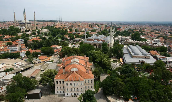 Edirne Stad Turkiet Gammal Ottomansk Stad Den Innehåller Många Historiska — Stockfoto