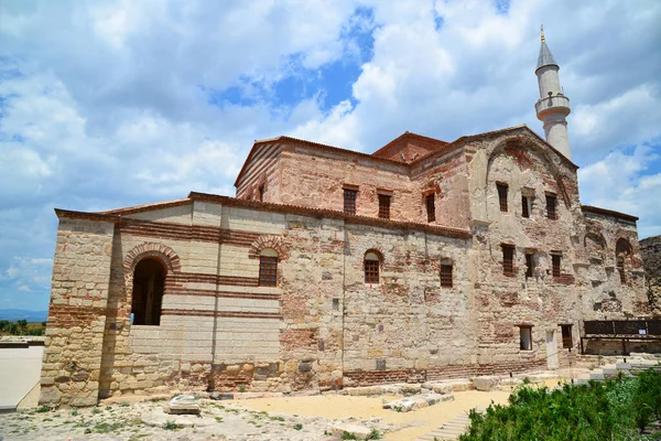 터키에 르네에 위치한 에네스 아피아 소피아 교회는 비잔티움에 건축되었다 투르크에게 — 스톡 사진