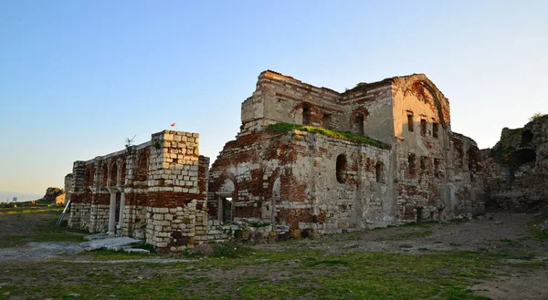 Enez Castle Hagia Sophia Church Gelegen Edirne Turkije Werden Gebouwd — Stockfoto