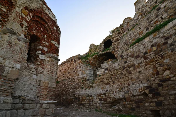 Enez Castle Hagia Sophia Church Located Edirne Turkey Were Built — Stock Photo, Image