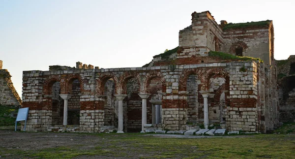 Zamek Enez Kościół Hagia Sophia Położony Edirne Turcja Zostały Zbudowane — Zdjęcie stockowe