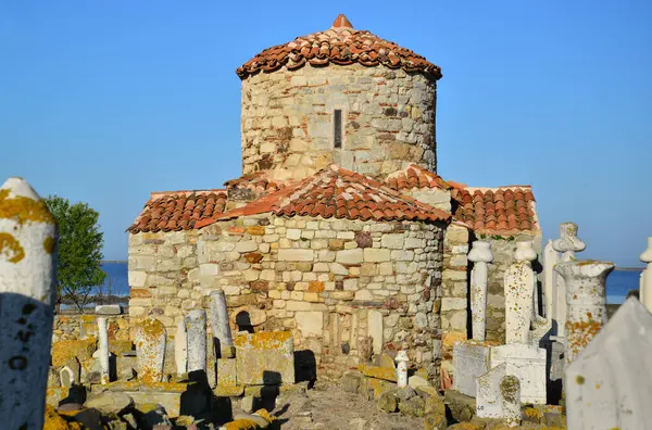 Tombeau Yunus Bey Enez Turquie Été Converti Une Ancienne Église — Photo