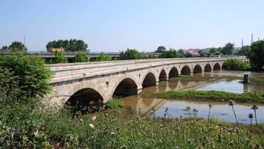 Tarihsel Gazi Mihal Bey Köprüsü - Edirne - TURKEY