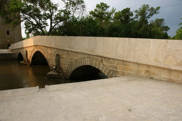 Historical Fatih Bridge Αδριανούπολη Τουρκία — Φωτογραφία Αρχείου