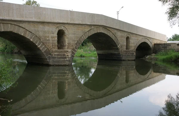 Historische Fatih Brücke Edirne Türkei — Stockfoto