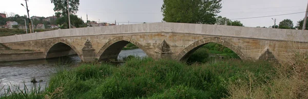 Ponte Kanuni Localizada Edirne Turquia Foi Construída Século Xvi — Fotografia de Stock