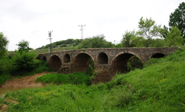 Located Kesan Turkey Coral Bridge Built 14Th Century — Stock Photo, Image