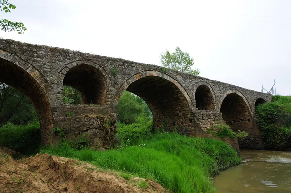 Розташований Кесані Туреччина Xiv Столітті Був Побудований Кораловий Міст — стокове фото