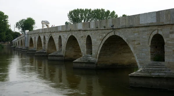 Die Meric Brücke Edirne Türkei Wurde 1847 Erbaut — Stockfoto
