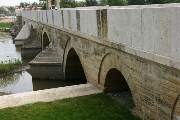 Located Edirne Turkey Ekmekcizade Ahmet Paa Tunca Bridge Built 17Th — Stock Photo, Image
