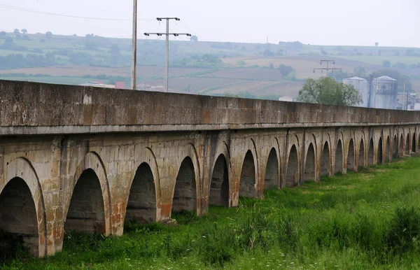 Расположенный Эдирне Турция Исторический Длинный Мост Построен 1443 Году Самый — стоковое фото