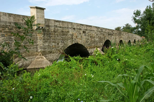Történelmi Yildirim Híd Edirne Turkey — Stock Fotó