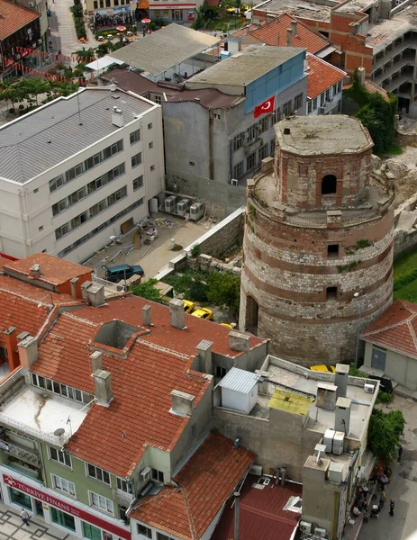 Localizado Edirne Turquia Torre Macedônica Foi Construída Durante Período Romano — Fotografia de Stock