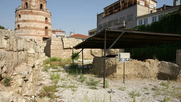 Localizado Edirne Turquia Torre Macedônica Foi Construída Durante Período Romano — Fotografia de Stock