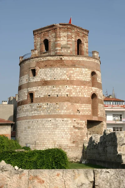 Nachází Edirne Turecko Makedonská Věž Byla Postavena Během Římského Období — Stock fotografie