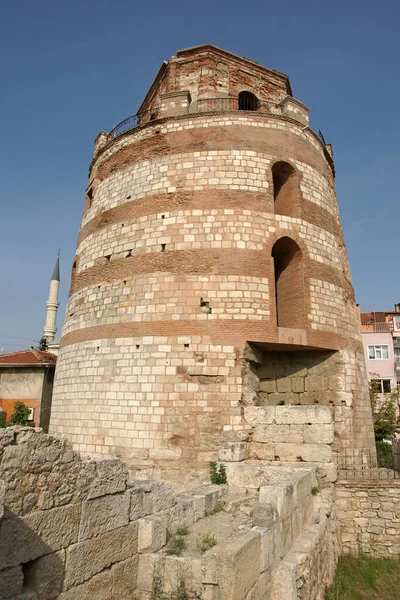 Розташована Едірне Туреччина Римський Період Була Побудована Македонська Вежа — стокове фото