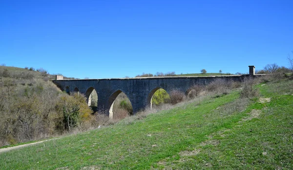 Located Edirne Turkey Yedigoz Aqueduct Built Mimar Sinan 16Th Century — Stock Photo, Image