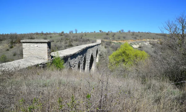 Yedigoz Aqueduct Som Ligger Edirne Tyrkia Ble Bygget Mimar Sinan – stockfoto