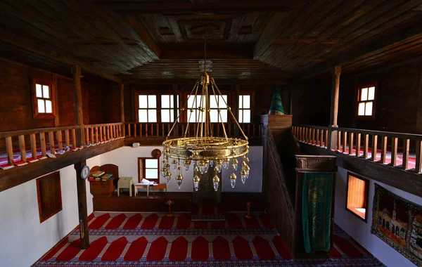 Hemsin Mešita Byla Postavena Roce 1877 Tureckém Duzcích Dřevěnou Architekturu — Stock fotografie