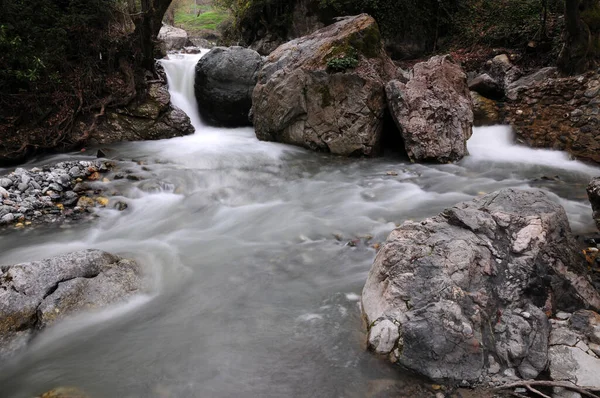 Located Duzce Turkey Samandere Waterfall One Important Waterfalls City — Stock Photo, Image