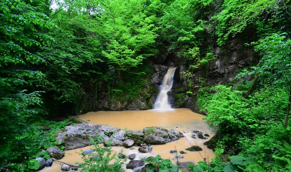 Saryayla Waterfall Located City Duzce Turkey One Important Waterfalls City — Stock Photo, Image