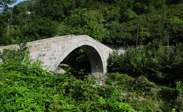Histórica Ponte Aralik Localizada Artvin Turquia Foi Construída Século Xviii — Fotografia de Stock