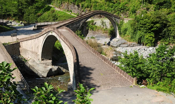 Localizado Cidade Artvin Turquia Ponte Dupla Foi Construída Século Xviii — Fotografia de Stock
