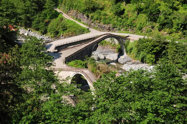 Situado Ciudad Artvin Turquía Puente Doble Fue Construido Siglo Xviii —  Fotos de Stock