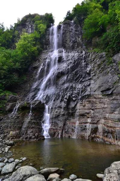 Mencuna Waterfall Artvin Turkey — Stock Photo, Image