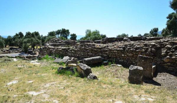 アンティーク シティはトルコのアーディンにある古代の集落で 観光客が訪れる — ストック写真