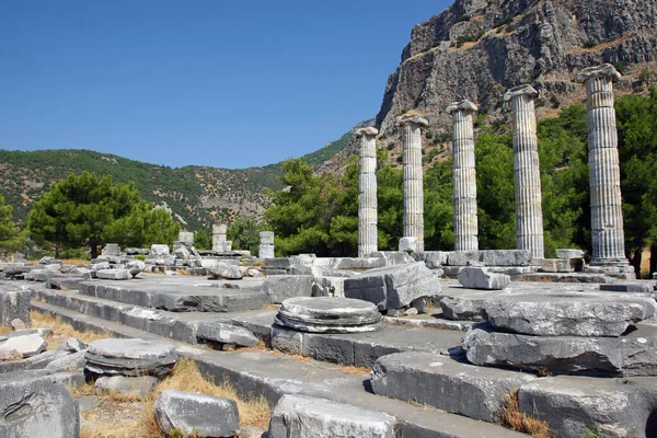 stock image The Ancient City of Priene is an ancient city located in Aydn, Turkey.