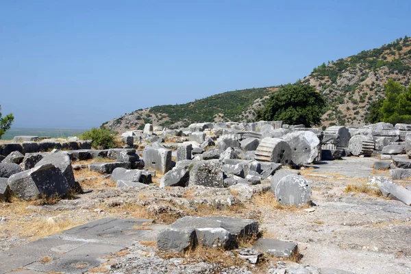 Starověké Město Priene Starobylé Město Nachází Aydn Turecko — Stock fotografie