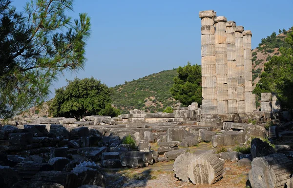 Starověké Město Priene Starobylé Město Nachází Aydn Turecko — Stock fotografie