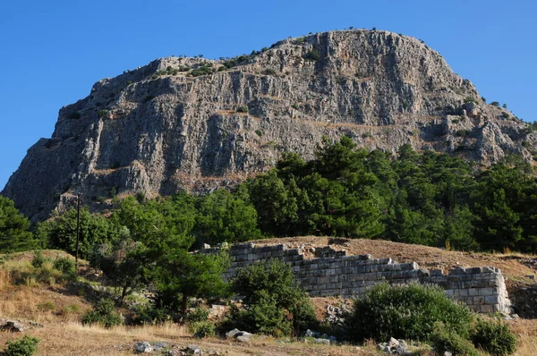 Die Antike Stadt Priene Ist Eine Antike Stadt Aydn Türkei — Stockfoto
