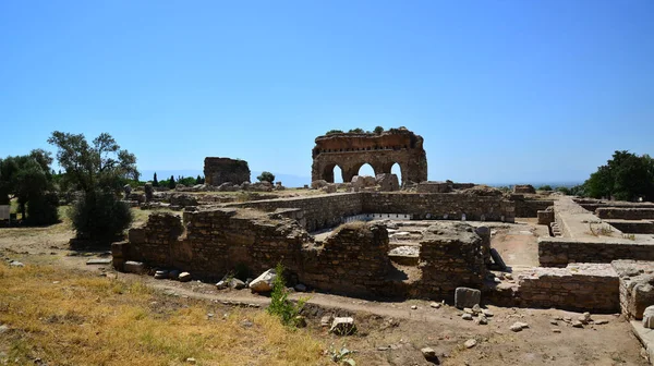 Αρχαία Πόλη Tralleis Είναι Ένας Αρχαίος Οικισμός Που Βρίσκεται Στο — Φωτογραφία Αρχείου