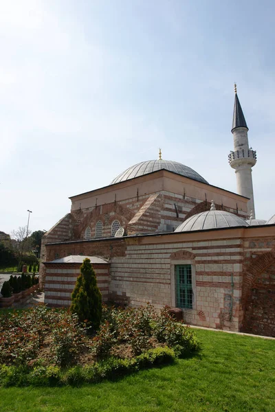 Isztambulban Törökországban Épült Ahi Celebi Mecset Században Mimar Sinan Építette — Stock Fotó