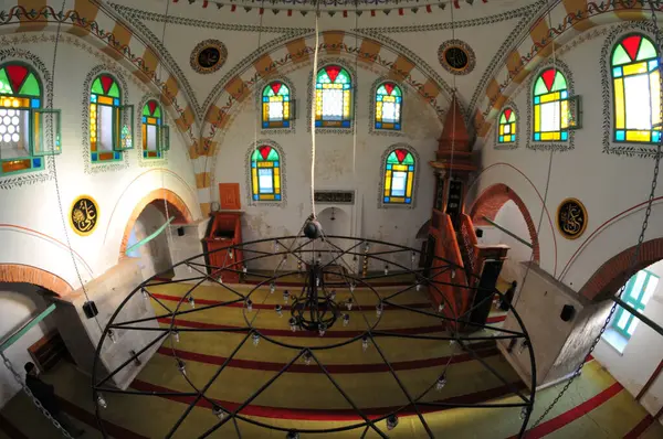 Розташована Стамбулі Туреччина Мечеть Ахі Селебі Була Побудована Столітті Його — стокове фото