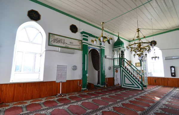 Moscheea Anadolu Feneri Situată Cartierul Beykoz Din Istanbul Fost Construită — Fotografie, imagine de stoc