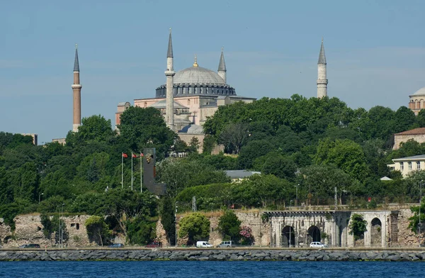 Położony Stambule Turcji Kościół Hagia Sophia Został Zbudowany Latach 532 — Zdjęcie stockowe