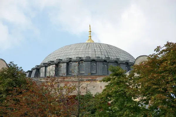 Hagia Sophia Kyrka Ligger Istanbul Turkiet Och Byggdes Mellan 532 — Stockfoto