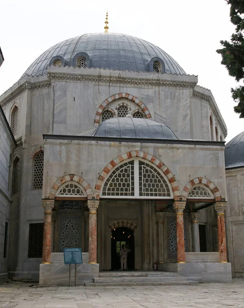 Túmulo Murat Localizado Distrito Sultanahmet Turquia Foi Construído 1599 — Fotografia de Stock